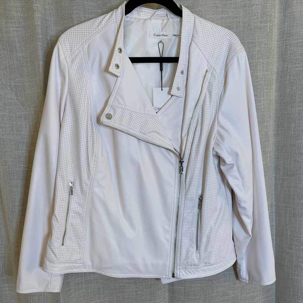 Calvin Klein Vegan Leather Jacket